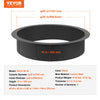 VEVOR Fire Pit Ring, 44-Inch Outer/39-Inch Inner Diameter, 10inch Height 2.5mm Thick Fire Pit Insert, Heavy Duty Carbon Steel Liner DIY Campfire Ring above or In-Ground, for Outdoor Camping, Bonfires
