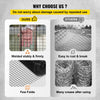 VEVOR Hardware Cloth, 24\" x 100\' & 1\"x1\" Mesh Size, Galvanized Steel Vinyl Coated 16 Gauge Chicken Wire Fencing with A Cutting Plier & A Pair of Fabric Gloves, for Garden Fencing & Pet Enclosures,