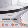 VEVOR Wall Mounted Makeup Mirror, 0.15" Thick, 30 in Mirror with Aluminium Alloy Frame & Explosion-Proof Film, Scratch-Resistant Mirror with Z-Shaped Bracket, Fit for Bathroom/Bedroom/Living Room