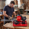 VEVOR Circular Saw Blade Sharpener, 370W 3590RPM Rotary Angle Mill Grinder Sharpening Machine with 5" Grinding Wheel & 6 Saw Centerings - Fits Φ3.2" to Φ27.5" Circular Saw Blades