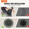VEVOR Foldable Mini Trampoline, 36 Inch Fitness Rebounder, Max Load 220 lbs Exercise Trampoline, Stable & Quiet Indoor Small Workout Trampoline, Mini Trampoline for Adults Indoor/Garden Workout