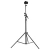 VEVOR Air Cushioned Aluminum Light Stand, Max Height 12.8 ft/390 cm, Adjustable Photography Stand with Boom Arm, Sandbag, Max Load 5kg, 1/4 in Screw for Softbox, Studio Flash, Umbrella, Ring Light