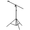 VEVOR Air Cushioned Aluminum Light Stand, Max Height 12.8 ft/390 cm, Adjustable Photography Stand with Boom Arm, Sandbag, Max Load 5kg, 1/4 in Screw for Softbox, Studio Flash, Umbrella, Ring Light