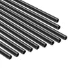 VEVOR Staircase Balusters 51 Pack, 26 In Aluminum Stair Balusters, 3/4 In Water-Proof Round Metal Spindle Railing, Hollow Deck Railing with Rail Caps & Screws for Stairs, Porch, Patio, Fence, Black