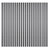 VEVOR Staircase Balusters 51 Pack, 26 In Aluminum Stair Balusters, 3/4 In Water-Proof Round Metal Spindle Railing, Hollow Deck Railing with Rail Caps & Screws for Stairs, Porch, Patio, Fence, Black