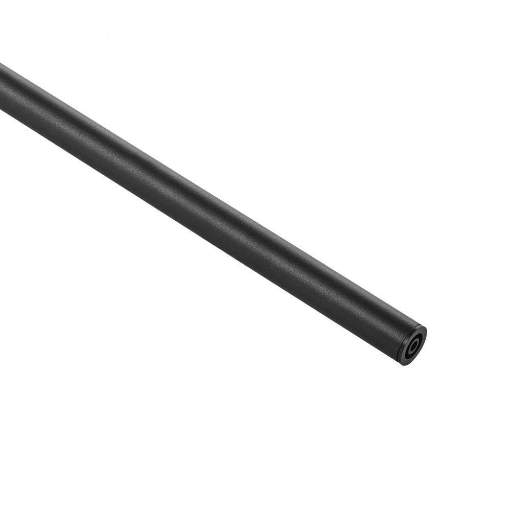 VEVOR Staircase Balusters 51 Pack, 26 In Aluminum Stair Balusters, 3/4 In Water-Proof Round Metal Spindle Railing, Hollow Deck Railing with Rail Caps & Screws for Stairs, Porch, Patio, Fence, Black