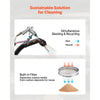 VEVOR Walnut Blaster Kit for Carbon Cleaning, 1200W Sand Blaster with Built-in Vacuum, Extension Nozzle Sandblaster Gun, and 5.5lbs Walnut Shell for Engine Intake Valve Cleaning - 30L