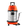 VEVOR Walnut Blaster Kit for Carbon Cleaning, 1200W Sand Blaster with Built-in Vacuum, Extension Nozzle Sandblaster Gun, and 5.5lbs Walnut Shell for Engine Intake Valve Cleaning - 30L