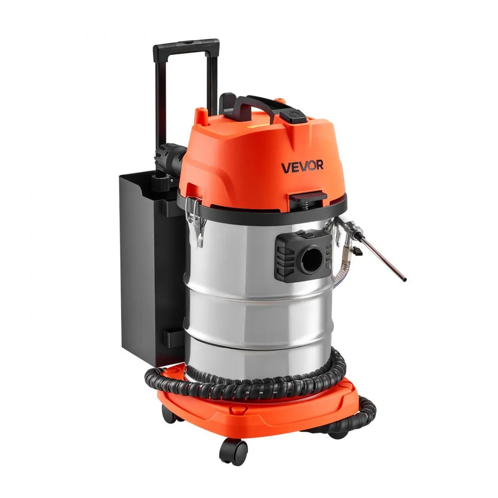 VEVOR Walnut Blaster Kit for Carbon Cleaning, 1200W Sand Blaster with Built-in Vacuum, Extension Nozzle Sandblaster Gun, and 5.5lbs Walnut Shell for Engine Intake Valve Cleaning - 30L