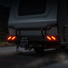 VEVOR Trailer Lights, 4PCS 12V Oval LED Trailer Tail Lights Kit with Stop Brake Turn Tail Lamp, Waterproof Tow Lighting Kit for Boat Truck Camper RV Snowmobile Bus Caravan, 2 Mounting Options, Red