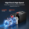 VEVOR 4 Quart Hydraulic Pump, Single Acting Hydraulic Power Unit, 3200 PSI Max Relief Pressure, 0.91 GPM Flow Rate, DC12V 1.6KW Power Unit for Dump Trailer Car Lifting (Horizontal Installation)