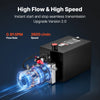 VEVOR 12 Quart Hydraulic Pump, Single Acting Hydraulic Power Unit, 3200 PSI Max Relief Pressure, 0.91 GPM Flow Rate, DC12V 1.6KW Power Unit for Dump Trailer Car Lifting (Horizontal Installation)