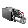 VEVOR 8 Quart Hydraulic Pump, Double Acting Dump Trailer Pump, 3200PSI Max Relief Pressure, 0.91 GPM Flow Rate, DC12V 1.6KW Hydraulic Power Unit for Dump Trailer Car Lifting (Horizontal Installation)