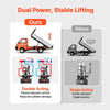 VEVOR 10 Quart Hydraulic Pump, Double Acting Hydraulic Trailer Pump, 3200PSI Max Relief Pressure, 0.91GPM Flow Rate, DC12V 1.6KW Power Unit for Dump Trailer Car Lifting (Horizontal Installation)