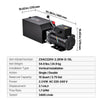 VEVOR 15 Quart Hydraulic Pump, 2.2KW Hydraulic Dump Trailer Pump Single Acting, 3200 PSI Max Relief Pressure, 1.7 GPM Flow Rate, AC220-240V Hydraulic Power Unit Car Lift (Vertical Installation)