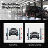 Stable lifting single acting graphic