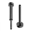 VEVOR 30 Pack Invisible Cable Railing kit, T316 Stainless Steel 1/8" Invisible Receiver and Swage Stud End for Cable Railing, Swage Tensioner 1/8" for Wood/Metal Post, Cable Railing Hardware, Black