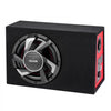 VEVOR Subwoofer Bass Package, 12 in, 245W RMS, Complete Car Audio Subwoofer and Amp Package, with Loaded Enclosure, Built-in Amplifier, and Wiring Kit, Slim Trapezoid , Compact for Car Audio Systems
