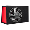 VEVOR Subwoofer Bass Package, 12 in, 245W RMS, Complete Car Audio Subwoofer and Amp Package, with Loaded Enclosure, Built-in Amplifier, and Wiring Kit, Slim Trapezoid , Compact for Car Audio Systems