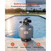 VEVOR Sand Filter, 20-Inch, 50 GPM Above Inground Swimming Pool Sand Filter System, with 7-Way Multi-Port Valve, Backwash, Rinse, Recirculate, Waste, Winter, Closed Modes, for Above In Ground Pools