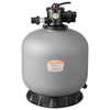 VEVOR Sand Filter, 24-Inch, 65 GPM Above Inground Swimming Pool Sand Filter System, with 7-Way Multi-Port Valve, Backwash, Rinse, Recirculate, Waste, Winter, Closed Modes, for Above In Ground Pools