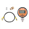 VEVOR Digital Hydraulic Pressure Test Coupling Kit, 10000 PSI Pressure Gauge Manometer Tester with 1 Gauge, 1 Test Coupling, 1 Quick-Release Coupler, and 1 Hose for Excavator Construction Machinery