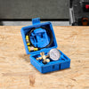 VEVOR Hydraulic Nitrogen Accumulator Charging Kit, 0-1420 PSI Nitrogen Fill Kit, Pressure Test System with 1 Pressure Gauge, 1 Gas Hose, 1 Valve Body and 1 CGA580 Adapter for Construction Machinery