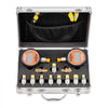 VEVOR Digital Hydraulic Pressure Test Coupling Kit, 10000 PSI Pressure Gauge Manometer Tester with 2 Gauges, 9 Test Couplings, 2 Quick-Release Couplers, 2 Hoses for Excavator Construction Machinery