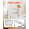 VEVOR Toddler Bed Rail, Kids Beds Guard Rail with Reinforced Iron Pipe and Oxford Cloth, Adjustable Height Bed Side Railing, Portable Guard Bumper Barrier for Crib, Bunk, 31.5 x 26.38 in, 1 Piece