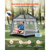 VEVOR Baby Playpen, Pop Up Toddler Playpen with Canopy, Indoor & Outdoor Portable Play Yard for Babies Toddlers with UPF 50+ Sunshades & Travel Bag for Home Park Beach, Foldable and Lightweight