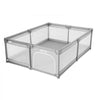 VEVOR Baby Playpen, 78.7″ x 70.3″ Extra Large Playpen for Babies Toddlers, Indoor/Outdoor Baby Fence Play Yard, No-Gap Safety Activity Center with 50 Ocean Balls, Zippered Door & Soft Breathable Mesh