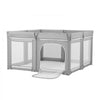 VEVOR Baby Playpen, 78.7″ x 70.1″ Extra Large Toddlers Playpen, Foldable Baby Fence Play Yard with Zippered Door & Soft Breathable Mesh, Indoor Outdoor Safety Activity Center - Great Gift for Toddlers