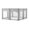 VEVOR Baby Playpen, 47.2″ x 47.2″ Foldable Toddlers Playpen, Indoor/Outdoor Baby Fence Play Yard with Zippered Door & Soft Breathable Mesh, No-Gap Toddlers Activity Center for 6 -24 Months Babies