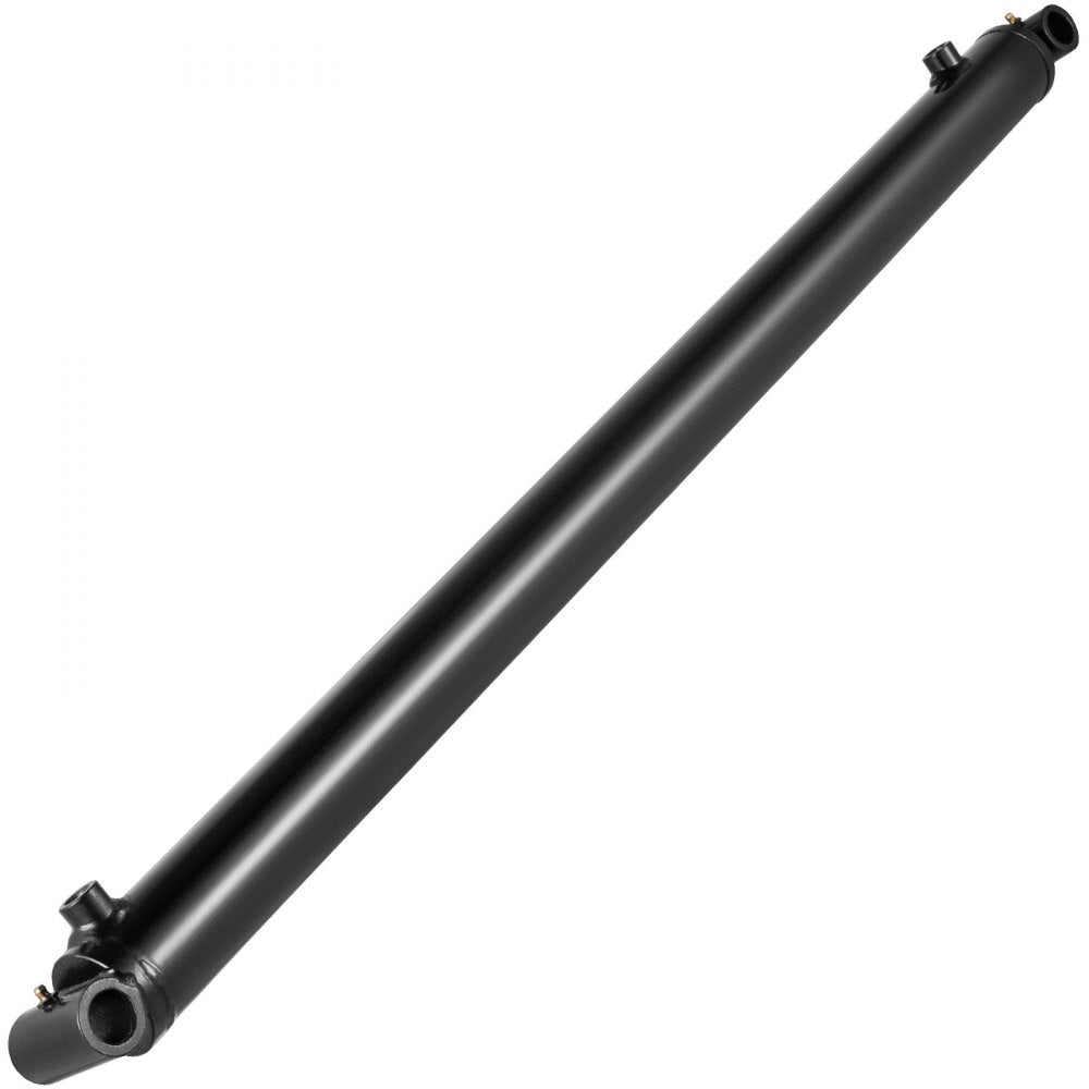 VEVOR Hydraulic Cylinder 2\" Bore 36\" Stroke Hydraulic Ram Cylinder 3000psi Hydraulic Cylinders Welded Double Acting Cross Tube SAE6 Port Hydraulic Lifting Cylinder (2 X 36)