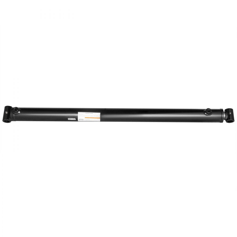 VEVOR Hydraulic Cylinder 2\" Bore 36\" Stroke Hydraulic Ram Cylinder 3000psi Hydraulic Cylinders Welded Double Acting Cross Tube SAE6 Port Hydraulic Lifting Cylinder (2 X 36)