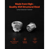 VEVOR 64 PCS DIN Hydraulic Fittings, Heavy Duty Master Industrial Hydraulic Cap and Plug, Hose Tube and Pipe Fitting Kit, Cap and Plug Kit with Precision Threading, Dash Sizes 14/16/18/22/26/30/36