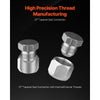 VEVOR 72 PCS JIC Hydraulic Fittings, Heavy Duty Master Industrial Hydraulic Cap and Plug, Hose Tube and Pipe Fitting Kit Cap and Plug Kit Precision Threading in 37° Dash Sizes 4 6 8 10 12 16
