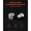 VEVOR 72 PCS JIC Hydraulic Fittings, Heavy Duty Master Industrial Hydraulic Cap and Plug, Hose Tube and Pipe Fitting Kit Cap and Plug Kit Precision Threading in 37° Dash Sizes 4 6 8 10 12 16