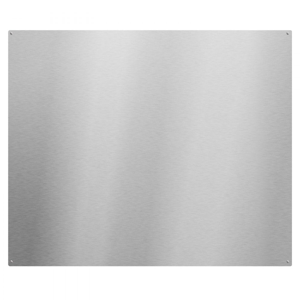 VEVOR 36" x 30" Stainless Steel Backsplash for Stove, Ultra Flat Splatter Guard, Wall Shield Range Hood Backsplash, Easy Clean Kitchen Wall Metal Panel, Pre-Drilled Holes for Easy Installation, Silver