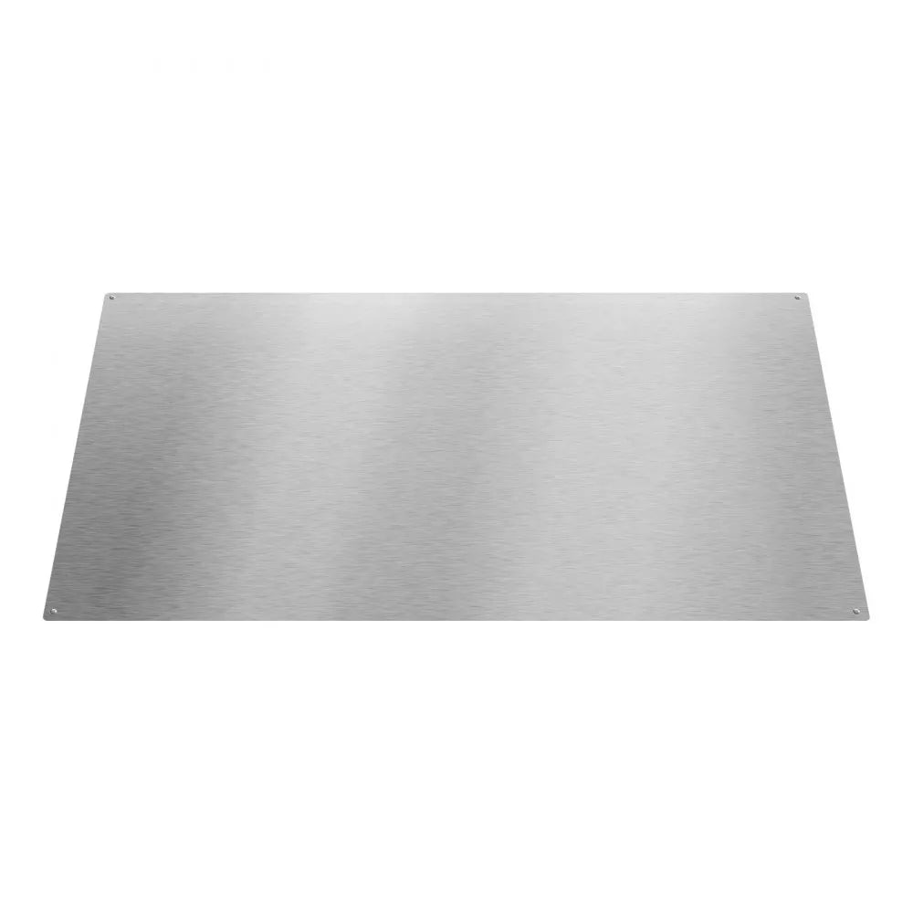 VEVOR 36" x 24" Stainless Steel Backsplash for Stove, Ultra Flat Splatter Guard, Wall Shield Range Hood Backsplash, Easy Clean Kitchen Wall Metal Panel, Pre-Drilled Holes for Easy Installation, Silver