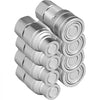 VEVOR Hydraulic Coupler 1/2 Body with 1/2" NPT Thread 27.6 MPa Hydraulic Quick Connect 4 Pairs Hydraulic Coupling Quick Connect 45.5 L/min Hydraulic Quick Coupler