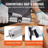 VEVOR Hydraulic Tube Expander, 3/8" to 1-1/8" OD, HAVC Hydraulic Swaging Tool with 7 Pipe Expander Heads, Deburring Tool, Pipe Cutter for Copper Aluminum Brass Soft Steel Pipes