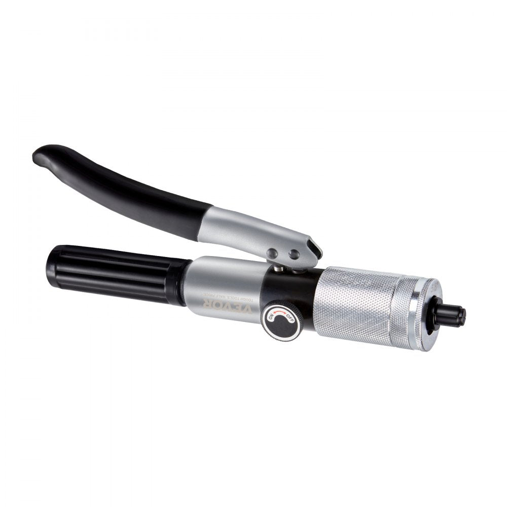 VEVOR Hydraulic Tube Expander, 3/8" to 1-1/8" OD, HAVC Hydraulic Swaging Tool with 7 Pipe Expander Heads, Deburring Tool, Pipe Cutter for Copper Aluminum Brass Soft Steel Pipes