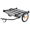 VEVOR Bike Camper Trailer Tent 300 lbs Static Load Folding Bicycle Wagon, with 16-Inch Wheels, PU2000 Coating, Carbon Steel Frame, Quick Setup, Fits 22-28 in Wheels, for Off-Road Bike Camping & Cargo