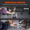VEVOR Hydraulic Gear Puller, 15 Ton Max Capacity Wheel Bearing Pulling Separator, 2 or 3 Jaws Puller, Vertically and Horizontally, 12" Jaw Hydraulic Puller with Case for Pulling Hubs