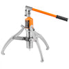VEVOR Hydraulic Gear Puller, 15 Ton Max Capacity Wheel Bearing Pulling Separator, 2 or 3 Jaws Puller, Vertically and Horizontally, 12" Jaw Hydraulic Puller with Case for Pulling Hubs