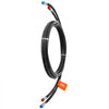 VEVOR Outboard Hose Kit, 20 ft Hydraulic Steering Hose, 2-Piece Leak-Proof TPEE Hydraulic Boat Hoses, Compatible with Marine Hydraulic Outboard Steering Boat System up to 300 HP