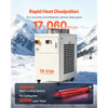 VEVOR Industrial Water Chiller, 17,060 BTU/h, Industrial Water Cooler Cooling System with Compressor, 3.96  Gal Tank Capacity, 18.5 GPM Max Flow Rate, for CO2 Laser Tube Engraving & Cutting Machine