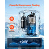VEVOR Industrial Water Chiller, 17,060 BTU/h, Industrial Water Cooler Cooling System with Compressor, 3.96  Gal Tank Capacity, 18.5 GPM Max Flow Rate, for CO2 Laser Tube Engraving & Cutting Machine
