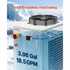 VEVOR Industrial Water Chiller, 17,060 BTU/h, Industrial Water Cooler Cooling System with Compressor, 3.96  Gal Tank Capacity, 18.5 GPM Max Flow Rate, for CO2 Laser Tube Engraving & Cutting Machine